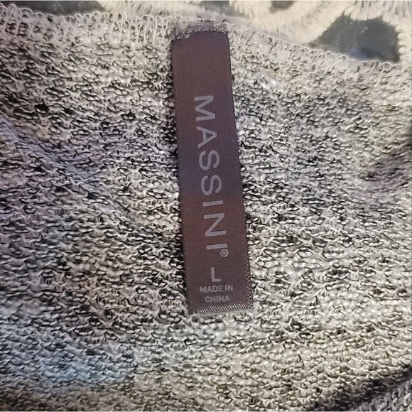 Massini Short Sleeved Knit Short Sleeved Sweater Lace Detail Size Large - Picture 7 of 9